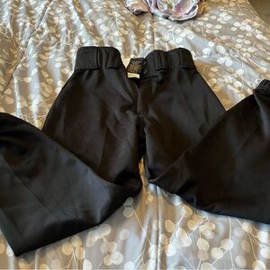 Kids Black Baseball Pants